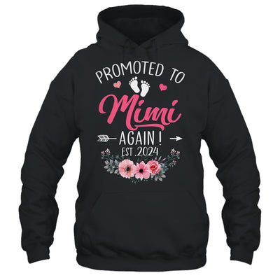 Promoted To Mimi Again Est 2024 Mothers Day Shirt & Tank Top | teecentury