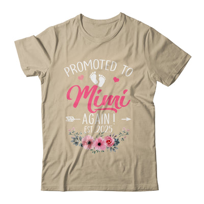 Promoted To Mimi Again Est 2025 Mothers Day Shirt & Tank Top | teecentury