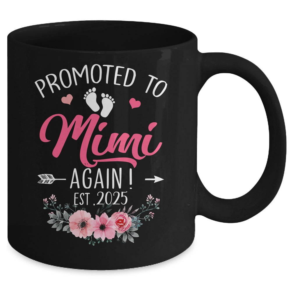 Promoted To Mimi Again Est 2025 Mothers Day Mug | teecentury