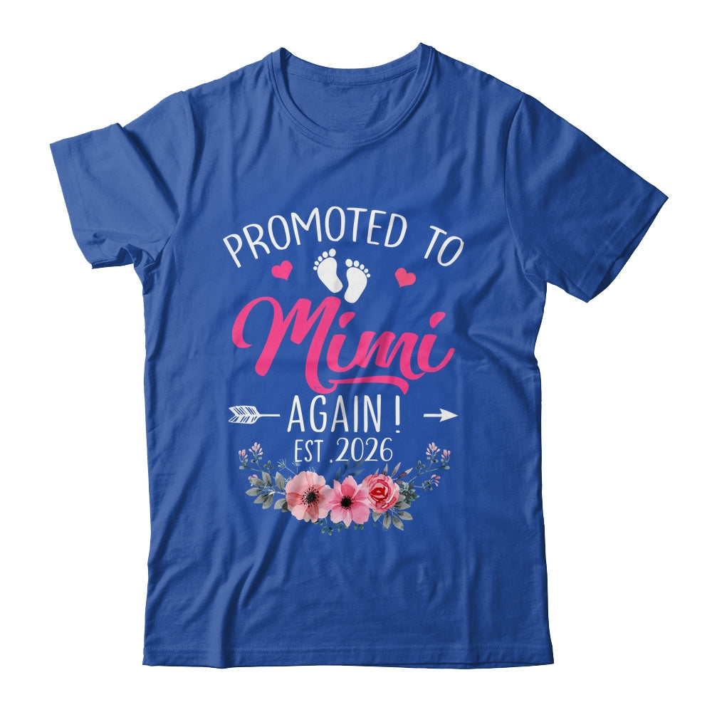 Promoted To Mimi Again Est 2026 Mothers Day Shirt & Tank Top | teecentury