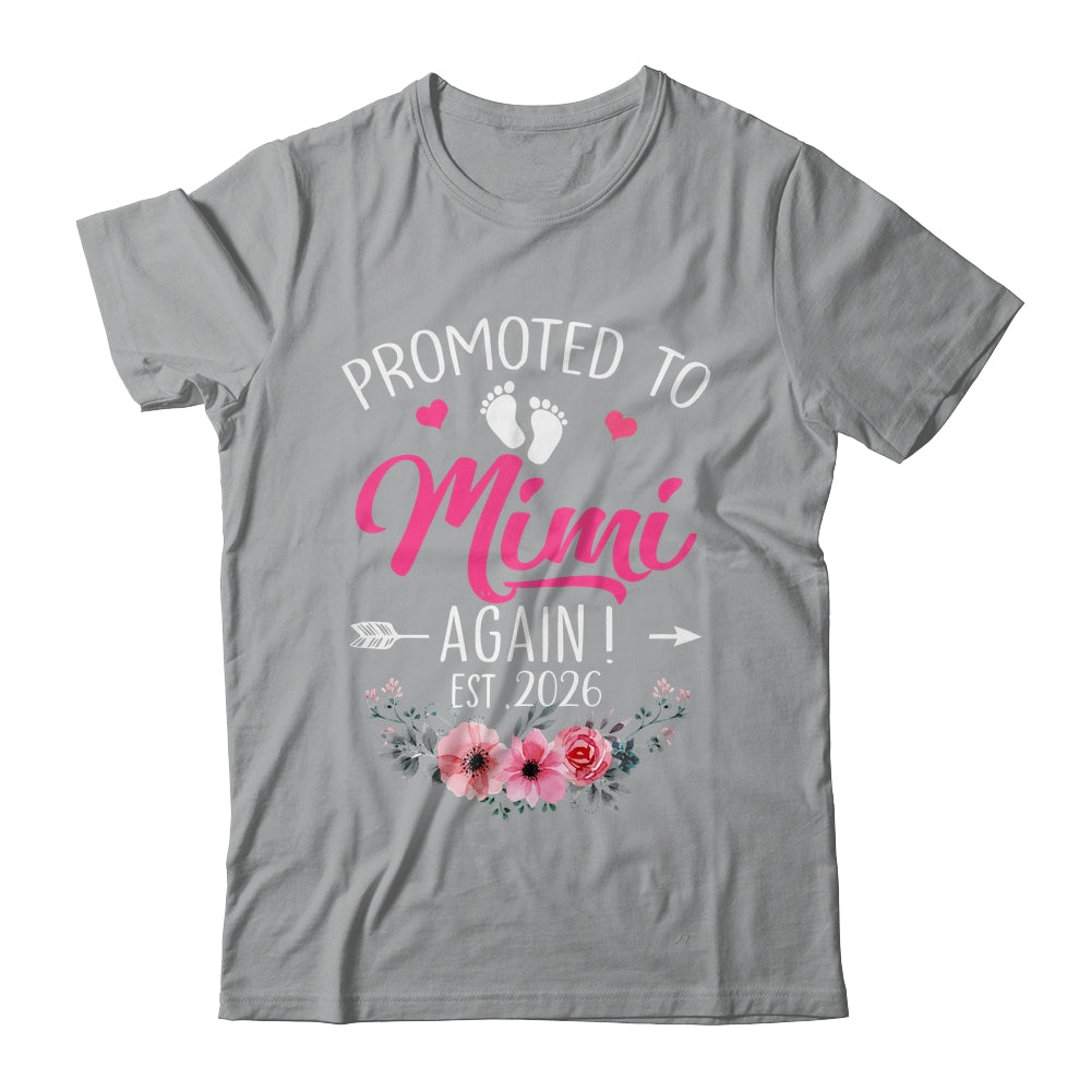 Promoted To Mimi Again Est 2026 Mothers Day Shirt & Tank Top | teecentury