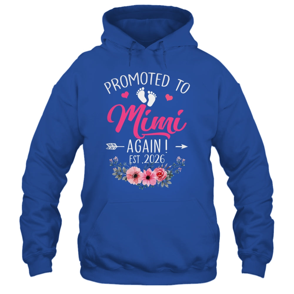Promoted To Mimi Again Est 2026 Mothers Day Shirt & Tank Top | teecentury