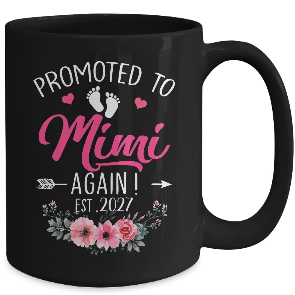 Promoted To Mimi Again Est 2027 Mothers Day Mug | teecentury