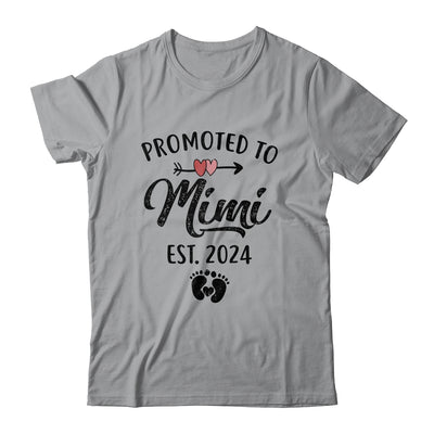 Promoted To Mimi Est 2024 First Time Mothers Day Shirt & Tank Top | teecentury