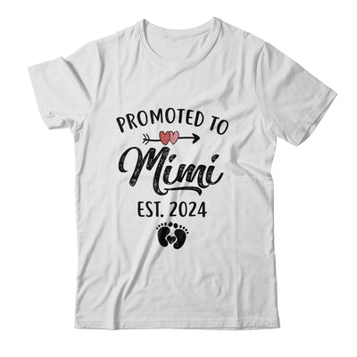 Promoted To Mimi Est 2024 First Time Mothers Day Shirt & Tank Top | teecentury