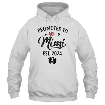 Promoted To Mimi Est 2024 First Time Mothers Day Shirt & Tank Top | teecentury