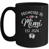 Promoted To Mimi Est 2024 Funny First Time Mothers Day Mug | teecentury