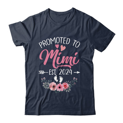 Promoted To Mimi Est 2024 Mothers Day First Time Shirt & Tank Top | teecentury