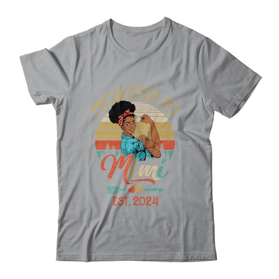 Promoted To Mimi Est 2024 Vintage First Time Mimi Shirt & Tank Top | teecentury