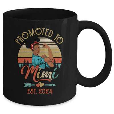 Promoted To Mimi Est 2024 Vintage First Time Mimi Mug | teecentury