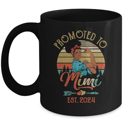 Promoted To Mimi Est 2024 Vintage First Time Mimi Mug | teecentury