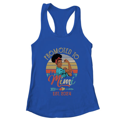 Promoted To Mimi Est 2024 Vintage First Time Mimi Shirt & Tank Top | teecentury