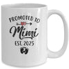 Promoted To Mimi Est 2025 First Time Mothers Day Mug | teecentury