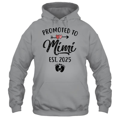 Promoted To Mimi Est 2025 First Time Mothers Day Shirt & Tank Top | teecentury