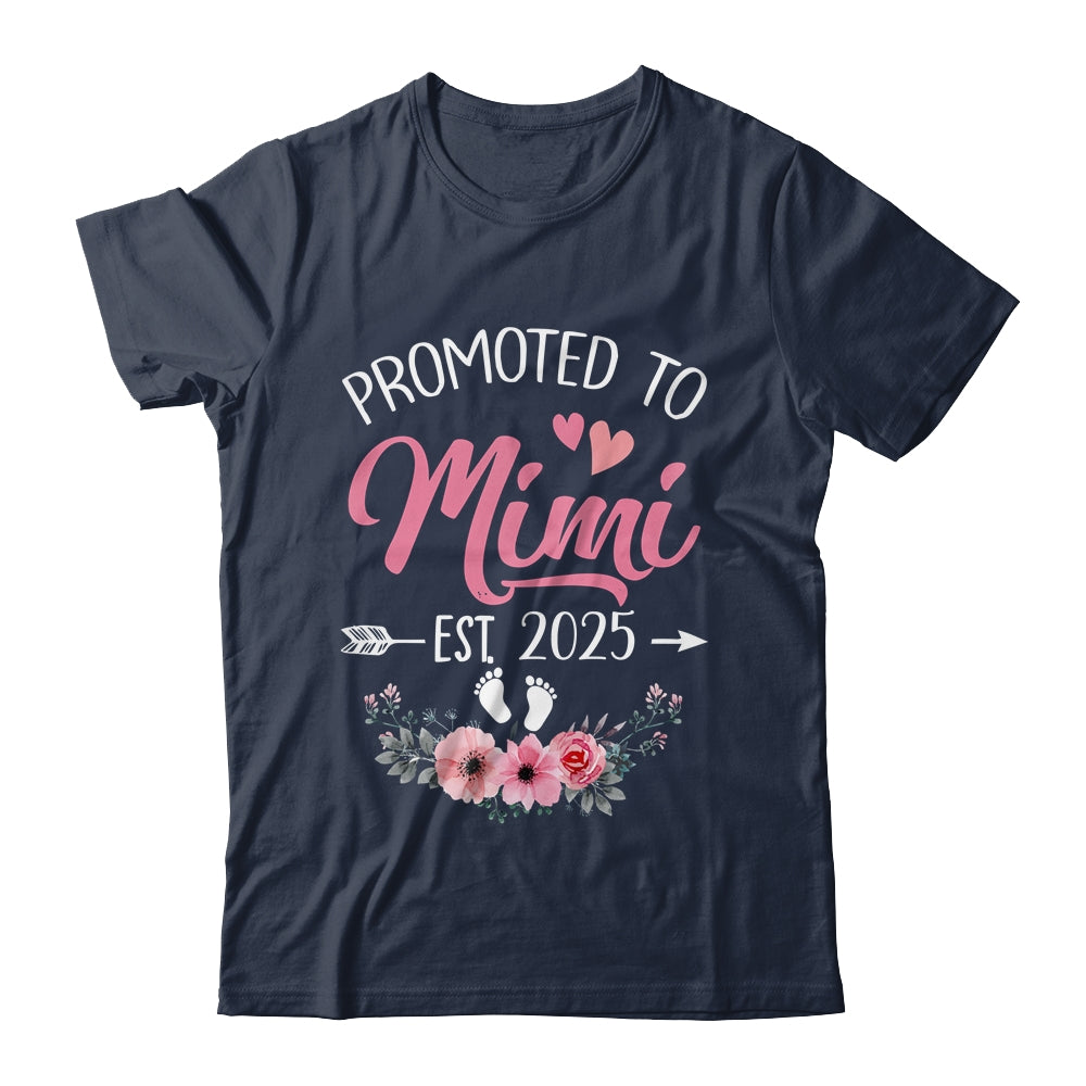 Promoted To Mimi Est 2025 Mothers Day First Time Shirt & Tank Top | teecentury