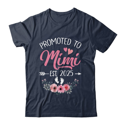 Promoted To Mimi Est 2025 Mothers Day First Time Shirt & Tank Top | teecentury