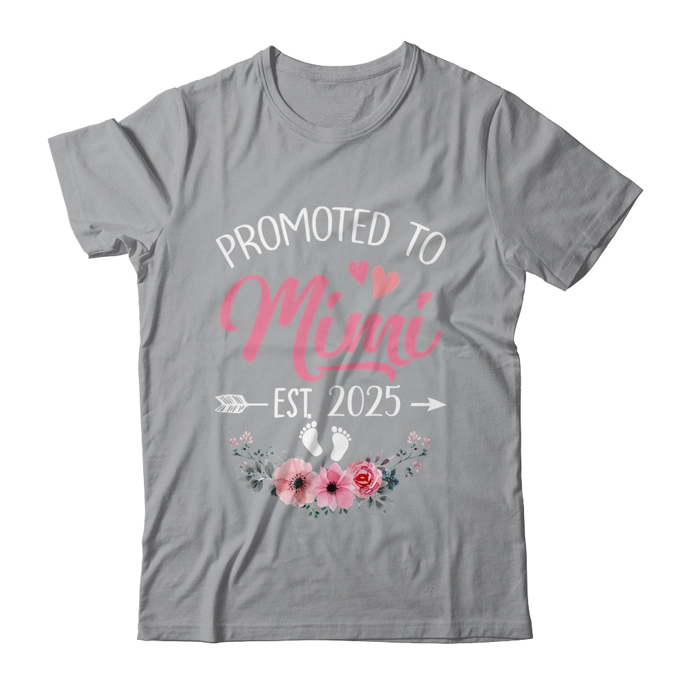 Promoted To Mimi Est 2025 Mothers Day First Time Shirt & Tank Top | teecentury