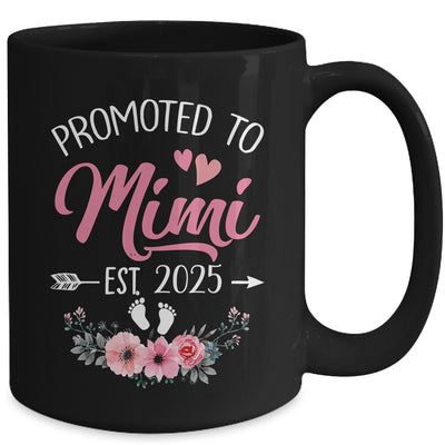 Promoted To Mimi Est 2025 Mothers Day First Time Mug | teecentury