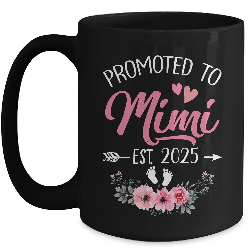 Promoted To Mimi Est 2025 Mothers Day First Time Mug | teecentury