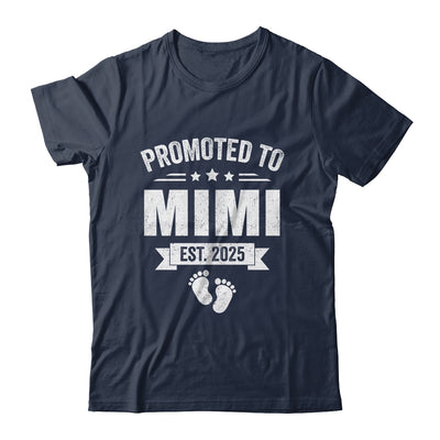 Promoted To Mimi Est 2025 Mothers Day First Time New Mimi Shirt & Tank Top | teecentury