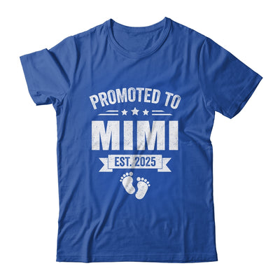 Promoted To Mimi Est 2025 Mothers Day First Time New Mimi Shirt & Tank Top | teecentury