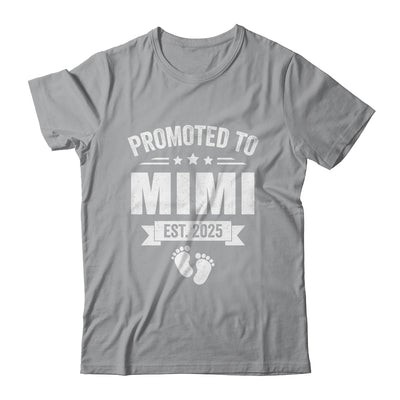 Promoted To Mimi Est 2025 Mothers Day First Time New Mimi Shirt & Tank Top | teecentury