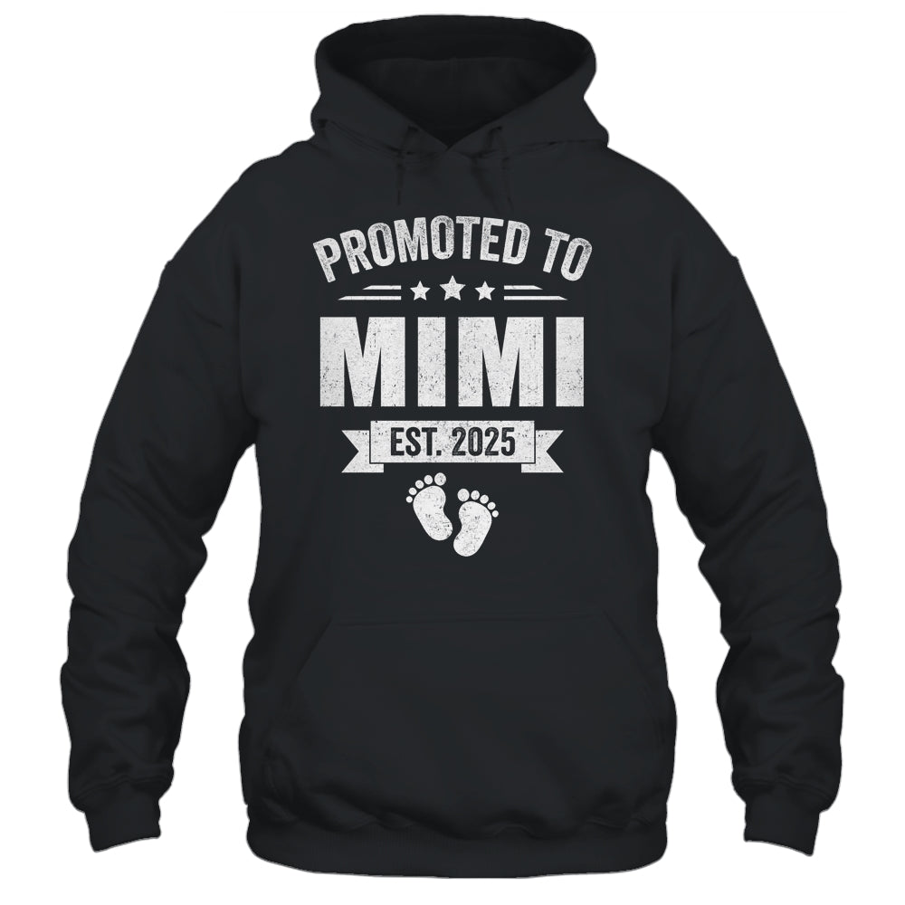 Promoted To Mimi Est 2025 Mothers Day First Time New Mimi Shirt & Tank Top | teecentury