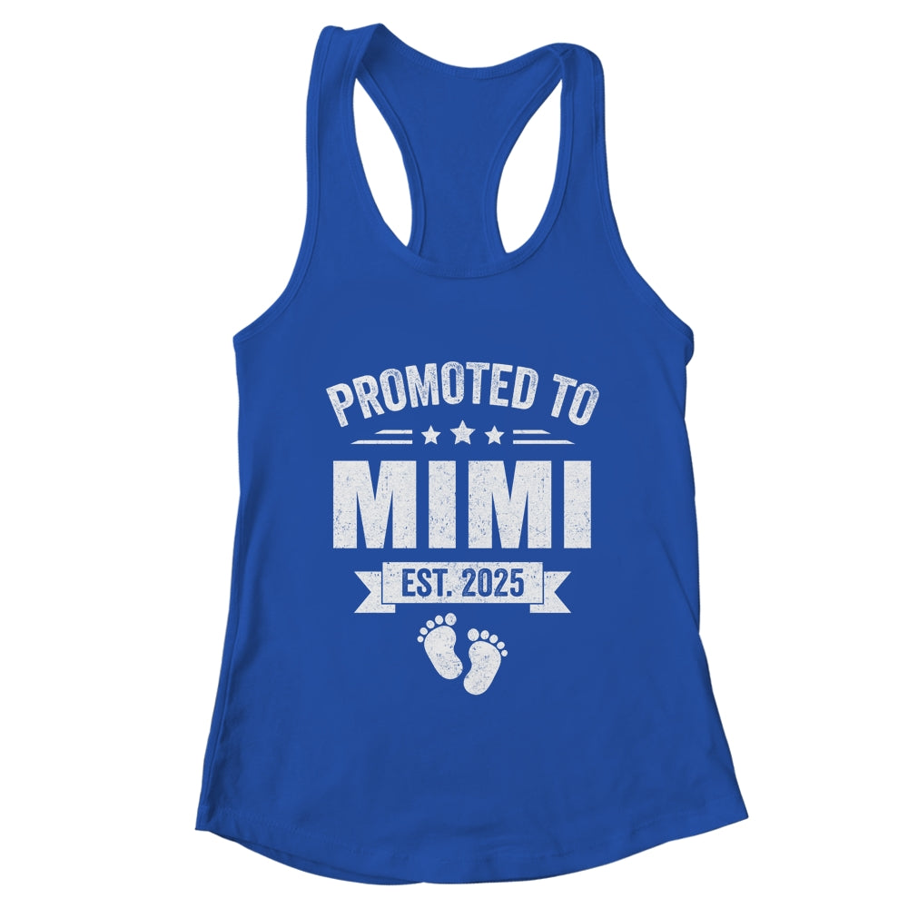 Promoted To Mimi Est 2025 Mothers Day First Time New Mimi Shirt & Tank Top | teecentury