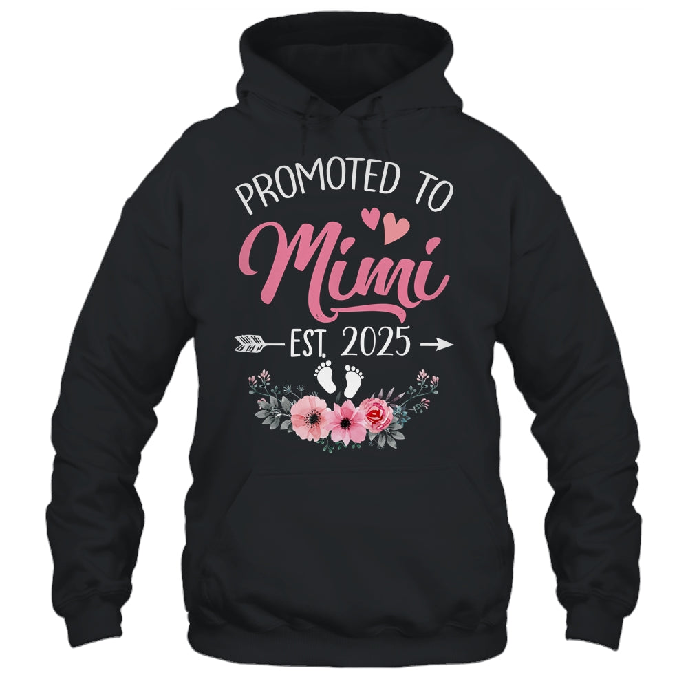 Promoted To Mimi Est 2025 Mothers Day First Time Shirt & Tank Top | teecentury