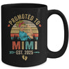 Promoted To Mimi Est 2025 Retro First Time Mimi Mug | teecentury