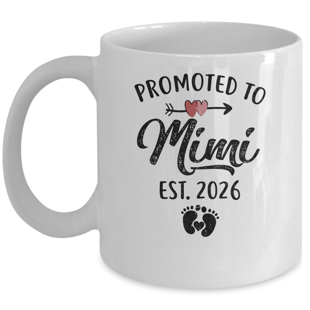 Promoted To Mimi Est 2026 First Time Mothers Day Mug | teecentury