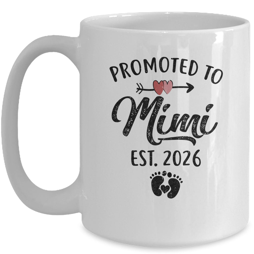 Promoted To Mimi Est 2026 First Time Mothers Day Mug | teecentury