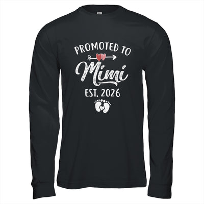 Promoted To Mimi Est 2026 Funny First Time Mothers Day Shirt & Hoodie | teecentury