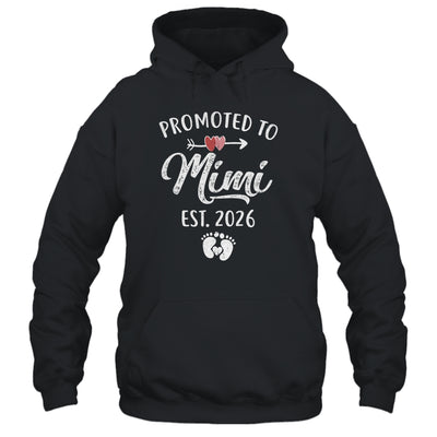 Promoted To Mimi Est 2026 Funny First Time Mothers Day Shirt & Hoodie | teecentury