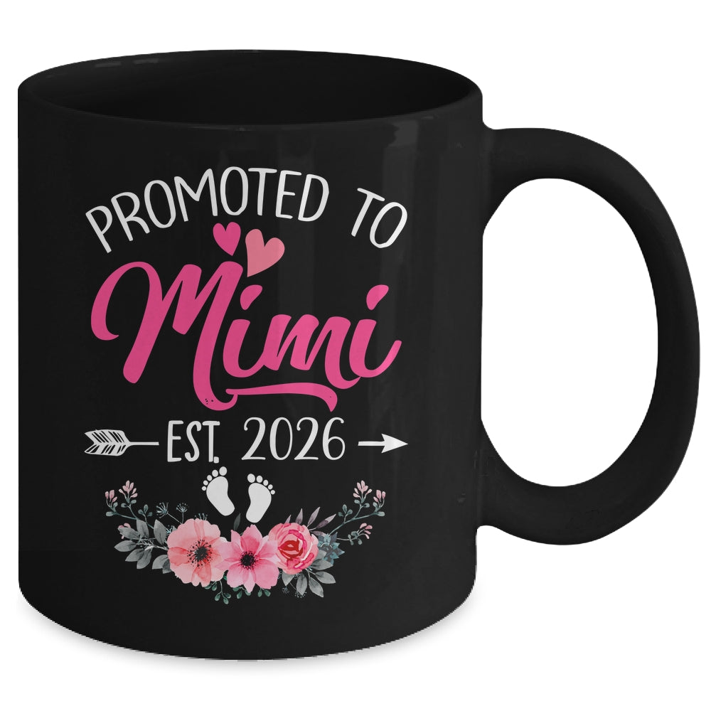 Promoted To Mimi Est 2026 Mothers Day First Time Mug | teecentury