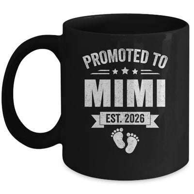 Promoted To Mimi Est 2026 Mothers Day First Time New Mimi Mug | teecentury