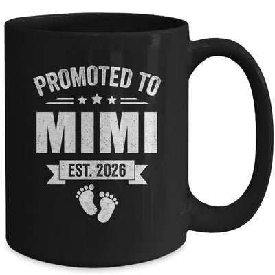 Promoted To Mimi Est 2026 Mothers Day First Time New Mimi Mug | teecentury
