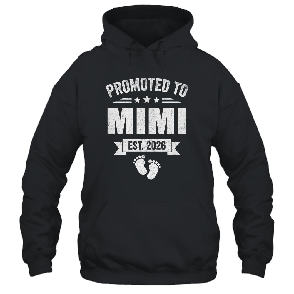 Promoted To Mimi Est 2026 Mothers Day First Time New Mimi Shirt & Hoodie | teecentury
