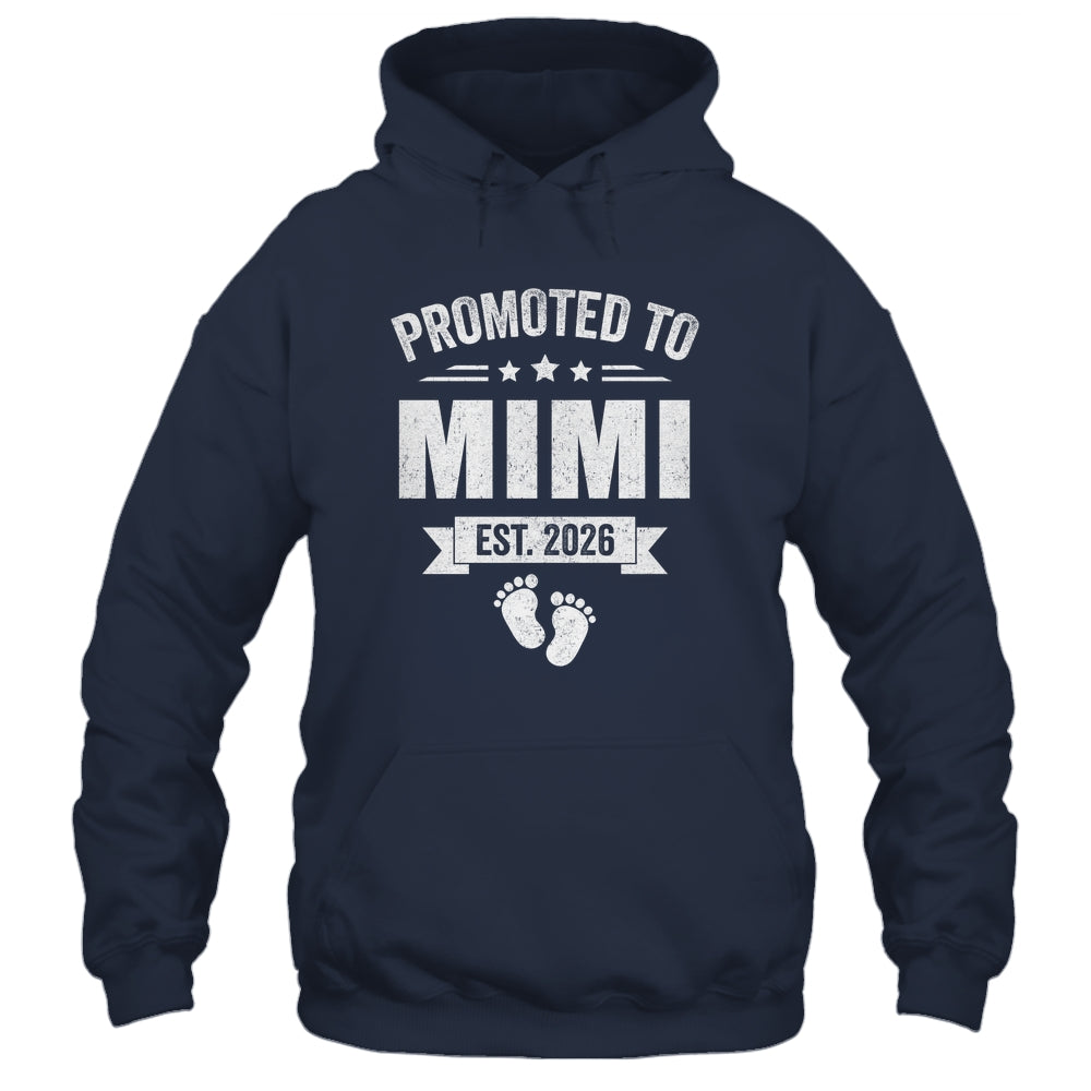 Promoted To Mimi Est 2026 Mothers Day First Time New Mimi Shirt & Hoodie | teecentury