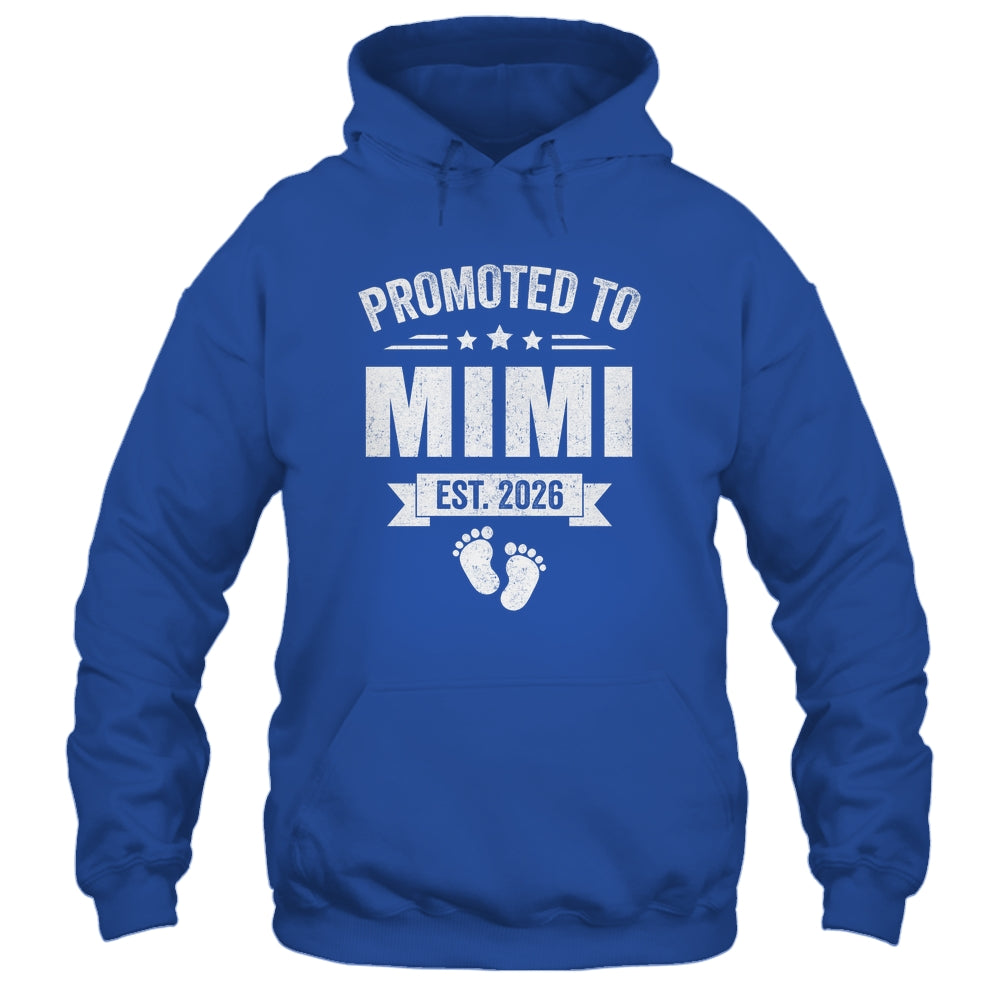 Promoted To Mimi Est 2026 Mothers Day First Time New Mimi Shirt & Hoodie | teecentury