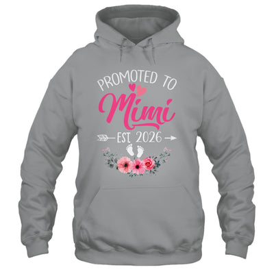 Promoted To Mimi Est 2026 Mothers Day First Time Shirt & Tank Top | teecentury