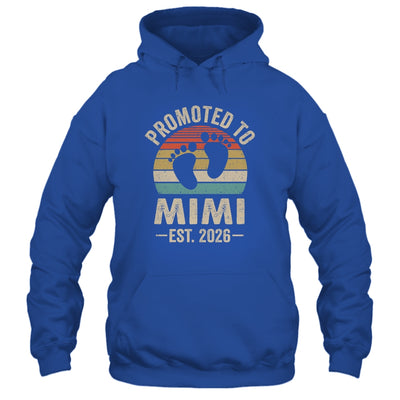 Promoted To Mimi Est 2026 Mothers Day Vintage Shirt & Hoodie | teecentury