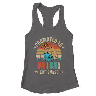 Promoted To Mimi Est 2026 Retro First Time Mimi Shirt & Tank Top | teecentury