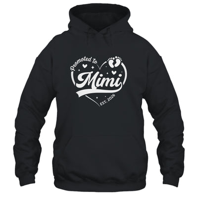 Promoted To Mimi Est 2026 Soon To Be New Grandmom Heart Shirt & Tank Top | teecentury