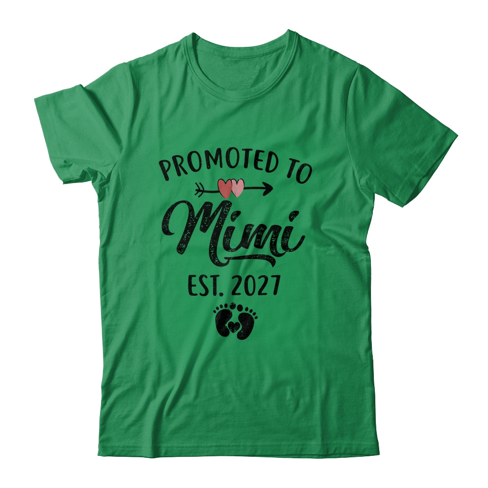 Promoted To Mimi Est 2027 First Time Mothers Day Shirt & Hoodie | teecentury