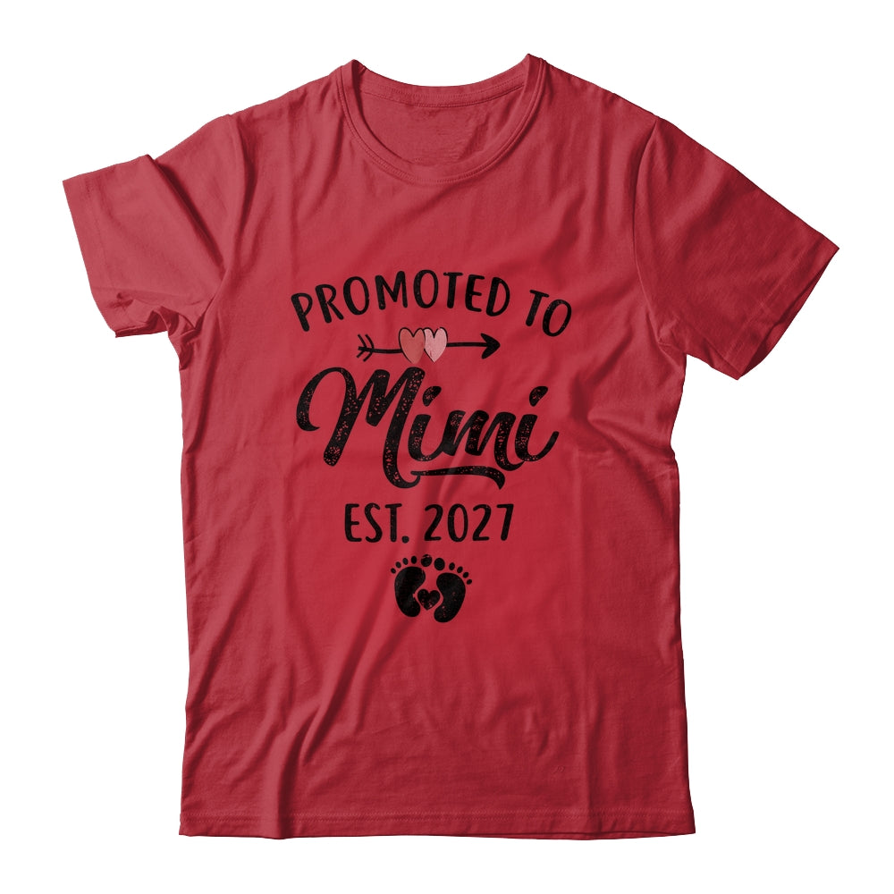 Promoted To Mimi Est 2027 First Time Mothers Day Shirt & Hoodie | teecentury