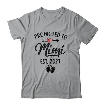 Promoted To Mimi Est 2027 First Time Mothers Day Shirt & Hoodie | teecentury