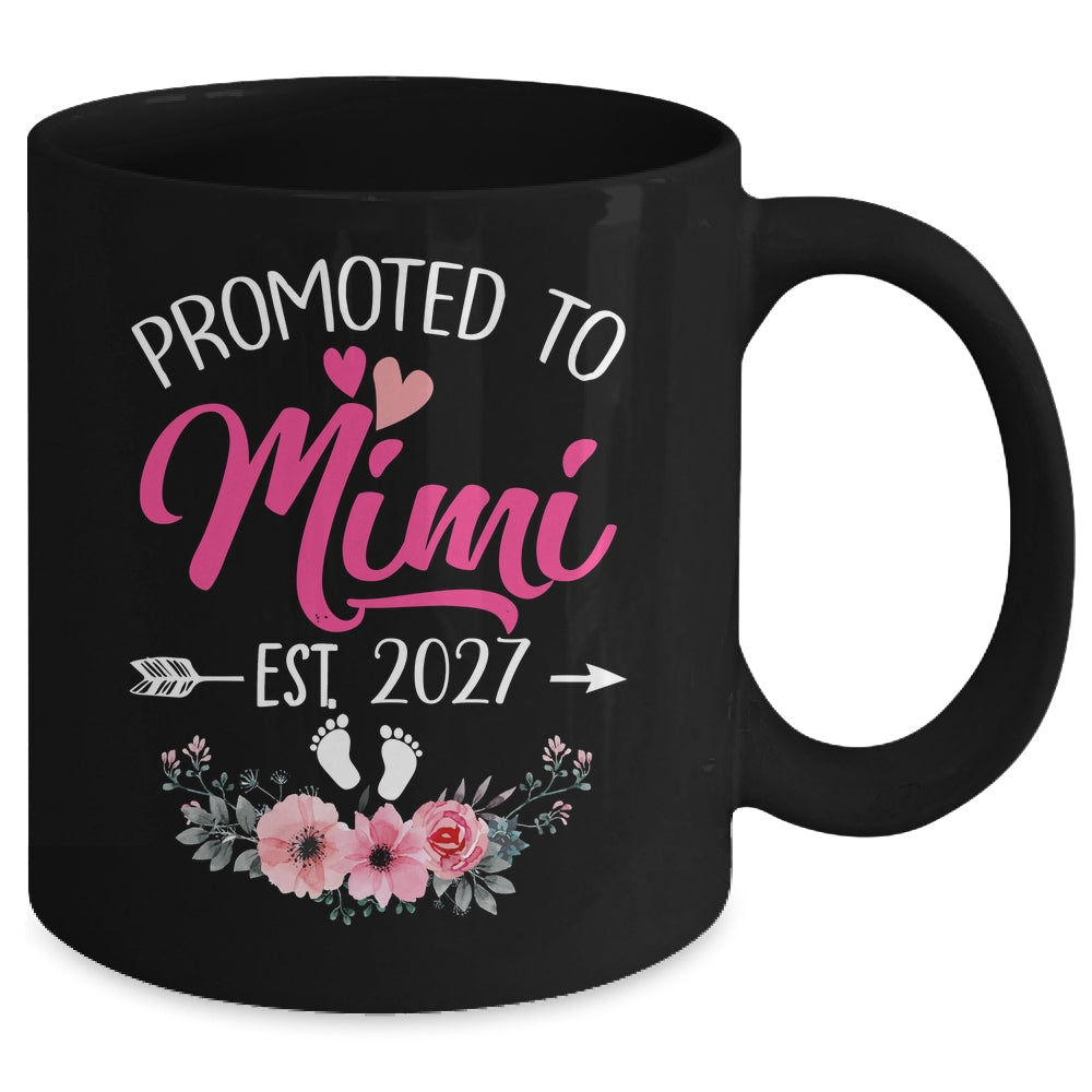 Promoted To Mimi Est 2027 Mothers Day First Time Mug | teecentury