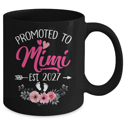 Promoted To Mimi Est 2027 Mothers Day First Time Mug | teecentury