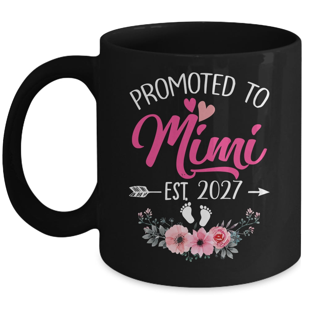 Promoted To Mimi Est 2027 Mothers Day First Time Mug | teecentury